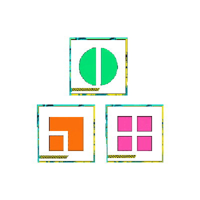 Sample-500 Green + 250 Orange + 100 Purple